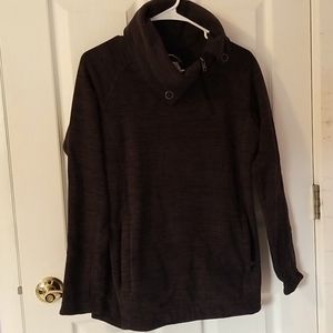 Warm turtleneck zippered sweater sz s